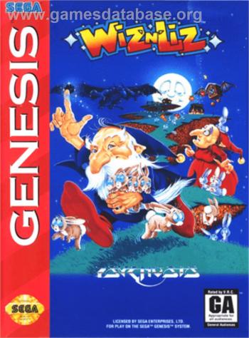 Cover Wiz 'n' Liz - The Frantic Wabbit Wescue for Genesis - Mega Drive